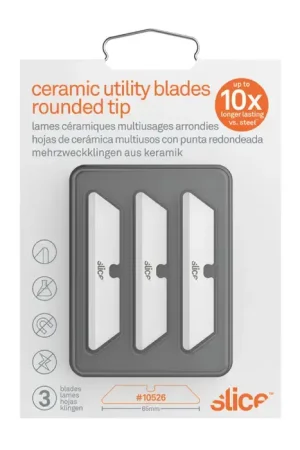 SLICE 10526 Ceramic Utility Knife Blades (Rounded Tip) Type, 2-9/16" Blade Length, Utility Blade Blade Type Utility Knife Buy Direct