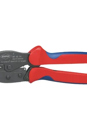 Price Cut KNIPEX 97 52 34 27 - 13 AWG Capacity, 8-3/4" Overall Length, Crimping Plier Type Crimpers