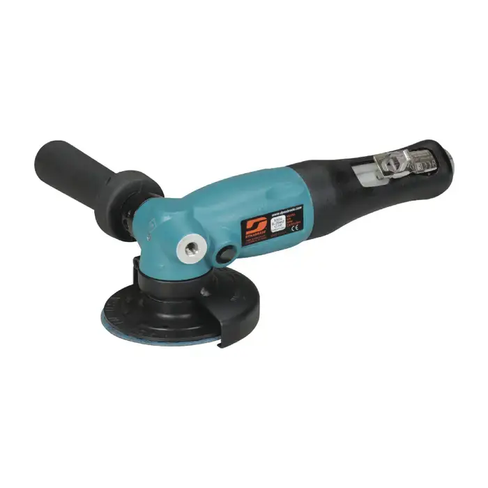 DYNABRADE 52634 4-1/2" Wheel Diameter, 12,000 RPM Speed, 5/8"-11 Spindle Size Pneumatic Angle Die Grinder Flash Sale