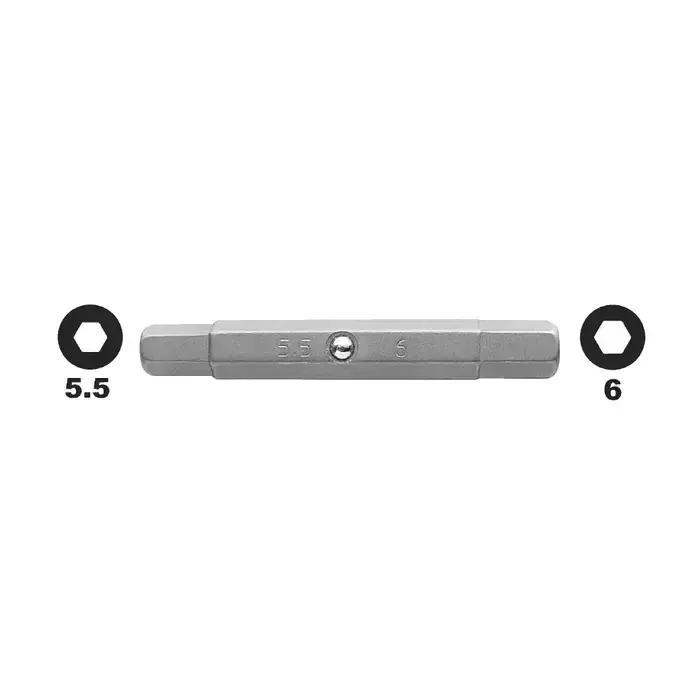 MEGAPRO HD5.50-6.00 5.5mm & 6mm Hex Size, 2" Overall Length, Hex Double Ended Insert Bit Type Hex Socket Bit Place Order
