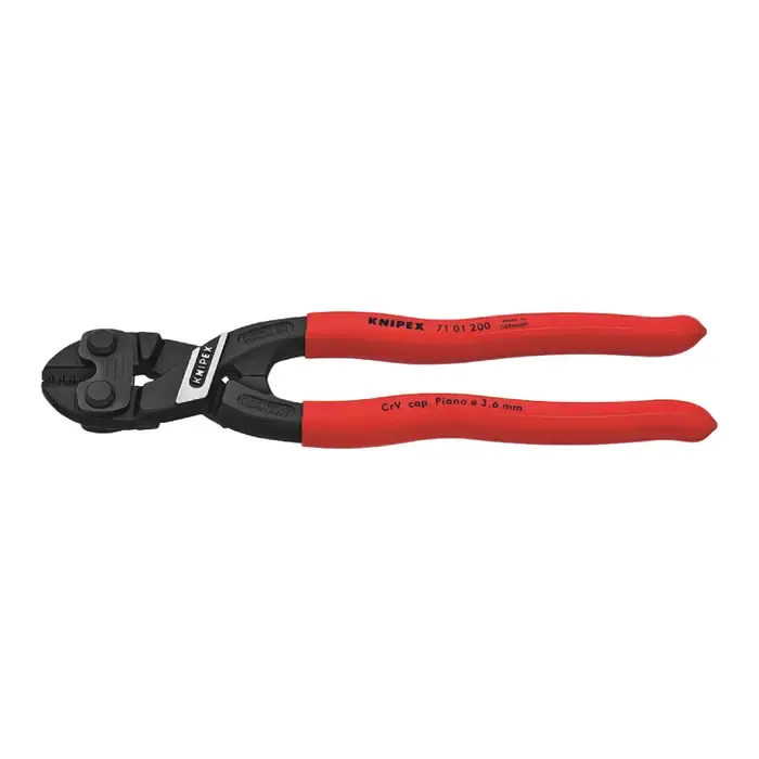 Fast Shipping KNIPEX 71 01 200 3.6mm - 6mm Capacity, 8" Overall Length Bolt Cutters