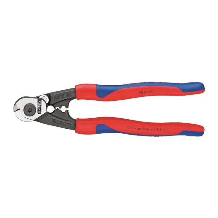 KNIPEX 95 62 190 SBA 7 AWG Capacity, 7-1/2" Overall Length Cable Cutters Shop Now