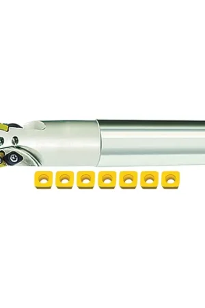 Grab Now ZCC-CT KIT2-XMR01-01-01 - 0.750" - High Feed Indexable End Mill Set with Inserts, Right Hand