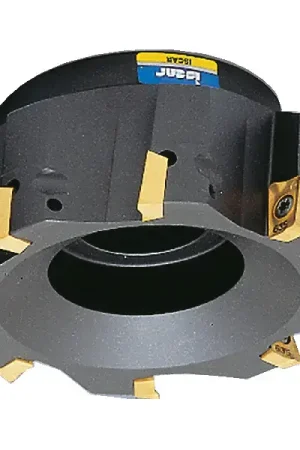 Last Chance ISCAR 3102120 - HM90 F90A D3.00-7-1.00, 3.000" 90 Degree Square Shouldering Indexable Face Mill for ADKT1505 Inserts, Right Hand