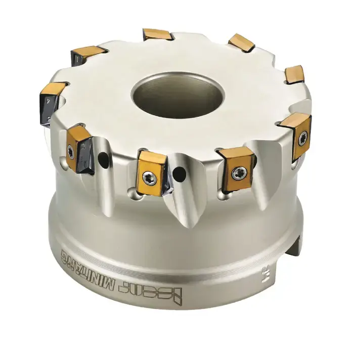 ISCAR 3105214 - T490 FLN D2.0-03-.75-16, 2.000" 90 Degree Square Shouldering Indexable Face Mill for T490 LNMT1607 Inserts, Right Hand Best Price