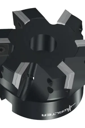 WALTER 6741209 - M4132.064-B26-07-09, 2.500" 90 Degree Square Shouldering Indexable Face Mill for SDMT09T3__ Inserts, Right Hand Top Pick