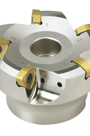 Buy Direct KORLOY 1-06-017726 - HRMDCA13400HR-7, 4.000" Hi-Feed Indexable Face Mill for WNMX130520 Inserts, Right Hand