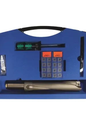 KORLOY 1-09-022708 - KING DRILL Multi-Point Holder Set with Inserts, 3XD Drill Length Ratio Fan Favorite