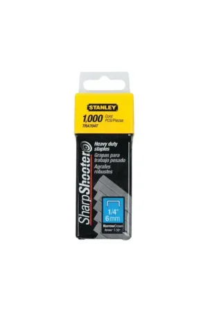 One Day Deal STANLEY TRA704T 1/4" Size, Heavy Duty Staples Type, 1000 Package Qty Staples