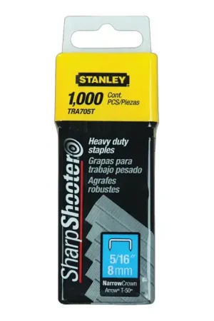 Fresh Stock STANLEY TRA705T 5/16" Size, Heavy Duty Staples Type, 1500 Package Qty Staples