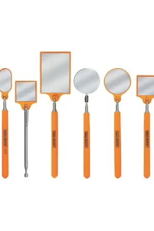 Buy Direct MAG-MATE 318HVO 3-1/2" x 2-1/2" Mirror Size, 7-1/4" - 37" Handle Length Inspection Mirror