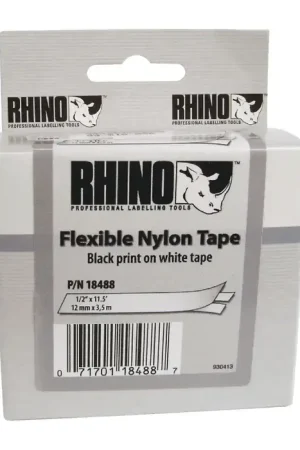 DYMO 18488 1/2" Width, 11-1/2" Length, White Color Labeler Tape Latest