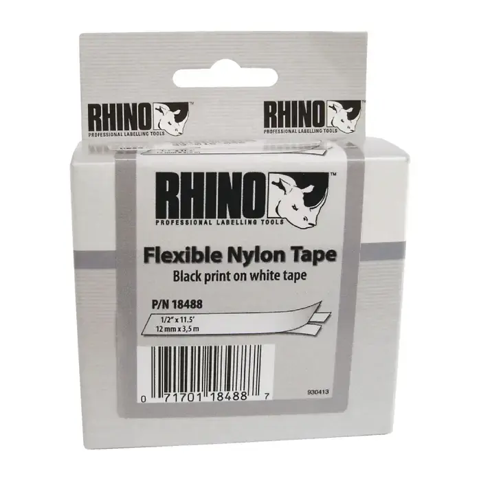 DYMO 18488 1/2" Width, 11-1/2" Length, White Color Labeler Tape Latest
