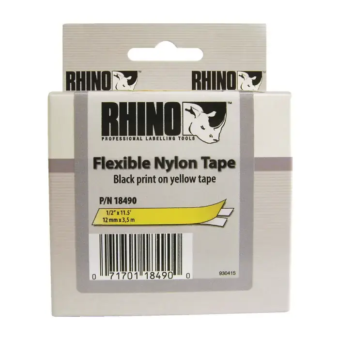 Low Price DYMO 18490 1/2" Width, 11-1/2" Length, Yellow Color Labeler Tape