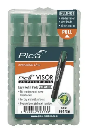 Trending PICA 991/36 Solid Wax Crayon Tip Type, Green Color Permanent Marker Refill