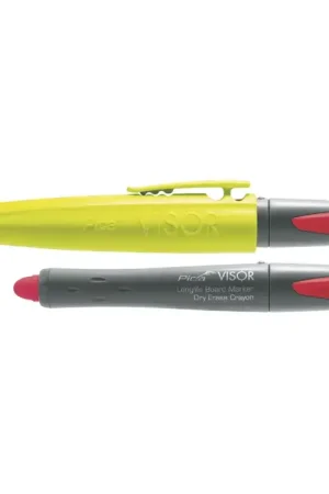 Don't Miss Out PICA 900/40 Solid Gel Crayon Tip Type, Red Color Board Marker
