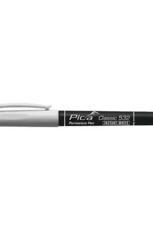 Shop Now PICA 532/52 Bullet Tip Tip Type, White Color Permanent Marker