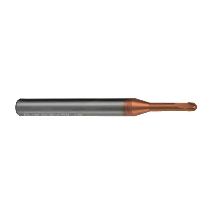 Super Sale M.A. FORD 156M0080N6A .80mm Size, .50mm LOC, 2 Flute, Solid Carbide Ball End Mill