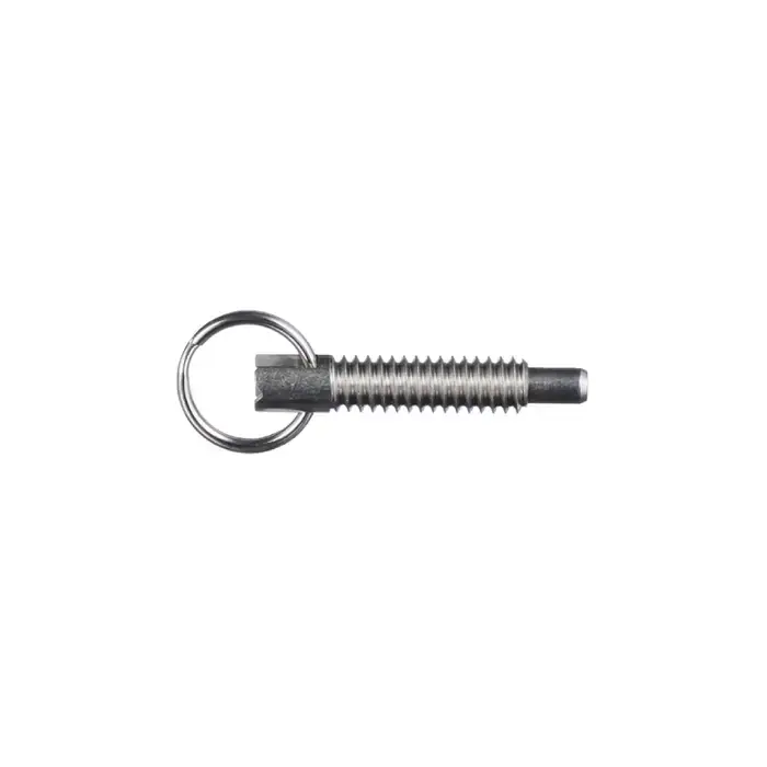 VLIER SPR500 1/2"-13 Thread Size, 35.5mm Thread Length, 0.312" Plunger Dia., Pull Ring Stainless Steel Hand Retractable Spring Plunger Seasonal Sale