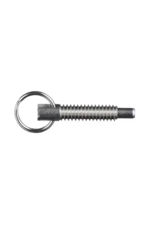 VLIER SPRM12P M16x2.0 Thread Size, 0.31" Thread Length, 10mm Plunger Dia., Pull Ring Stainless Steel Hand Retractable Spring Plunger Express Delivery