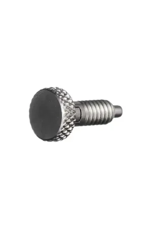Best Price VLIER SSLFM12P M12x1.75 Thread Size, 17mm Thread Length, 6.3mm Plunger Dia., Knurled Stainless Steel Hand Retractable Spring Plunger
