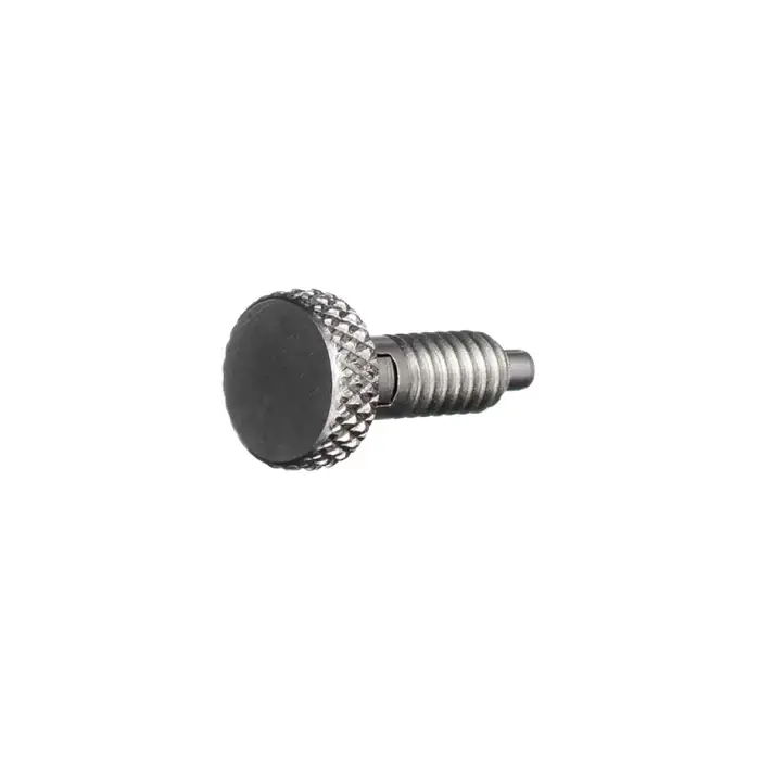Best Price VLIER SSLFM12P M12x1.75 Thread Size, 17mm Thread Length, 6.3mm Plunger Dia., Knurled Stainless Steel Hand Retractable Spring Plunger