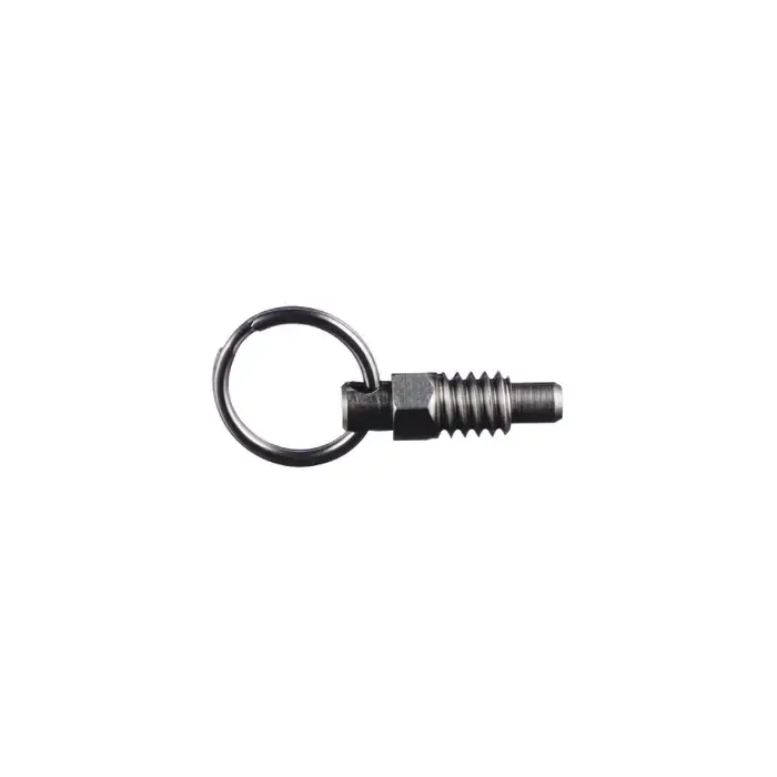 Sale VLIER SPRSN250AP 1/4"-20 Thread Size, 0.56" Thread Length, 0.160" Plunger Dia., Stubby Pull Ring Stainless Steel Hand Retractable Spring Plunger
