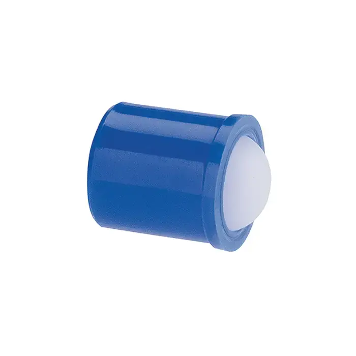 Certified VLIER HDDPFB4 5mm Body Length, 4mm Body Dia., 0.8mm Max Reach, Delrin Body, Delrin Press Fit Ball Plunger
