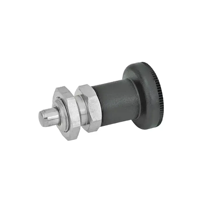 J.W. WINCO 120FR81/AK M12x1.5 Thread Size, 6mm Plunger Dia., 25mm Handle Dia. Indexing Plunger High Quality