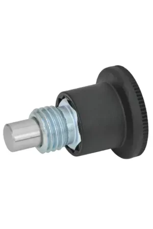 Cheap J.W. WINCO 822.6-0.186-3/8X24-B 3/8"-24 Thread Size, 4.7mm Plunger Dia., 24.9mm Handle Dia. Indexing Plunger