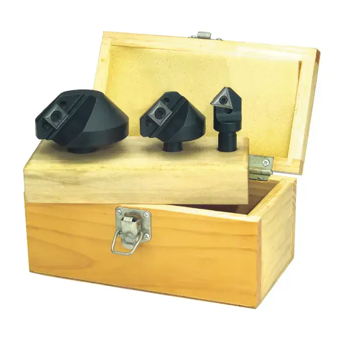 TTC PRODUCTION 90 SET - 90 SET, 90° Multi Piece Chamfering/Countersinking Set with Inserts, TCMT3(2.5)_ & SCMT43_ Buy Direct