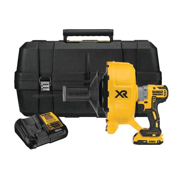 Special Offer DEWALT DCD200D1 Cordless Power Source, 20V Voltage Plumbing Snake Kit