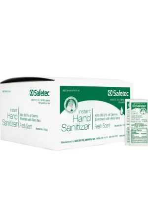 SAFETEC 17353 Hand Sanitizer Type, Gel Form, 100 Container Size Industrial Hand Cleaner Soap Next Day Delivery
