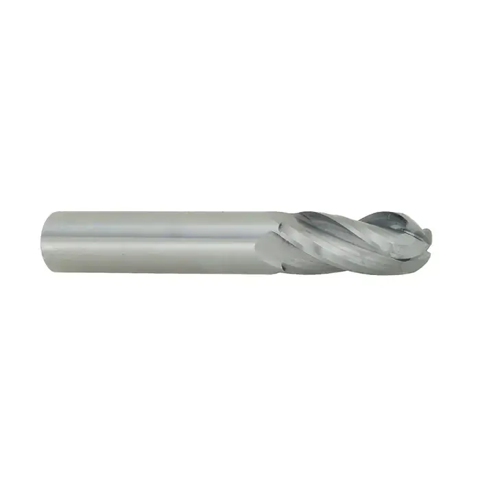 Super Sale M.A. FORD 14043750 7/16" Size, 1" LOC, 4 Flute, Solid Carbide Ball End Mill