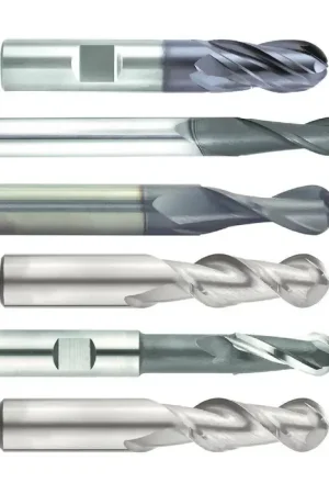 Brand New NIAGARA N55642 3/8" Size, 2" LOC, 2 Flute, Solid Carbide Ball End Mill