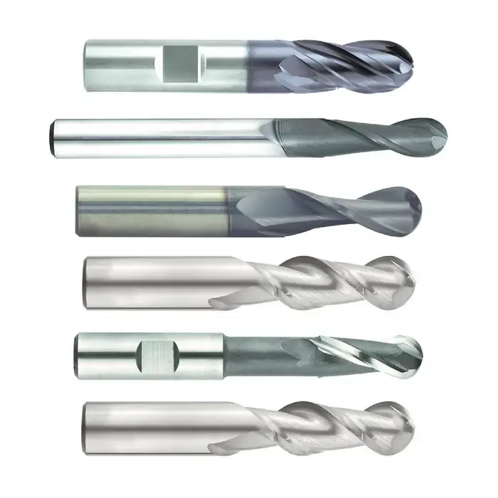 Brand New NIAGARA N55642 3/8" Size, 2" LOC, 2 Flute, Solid Carbide Ball End Mill
