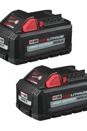 Reduced Price MILWAUKEE 48-11-1862 18V Volt, Battery Pack Type, M18 Cordless Tools For Use With Battery