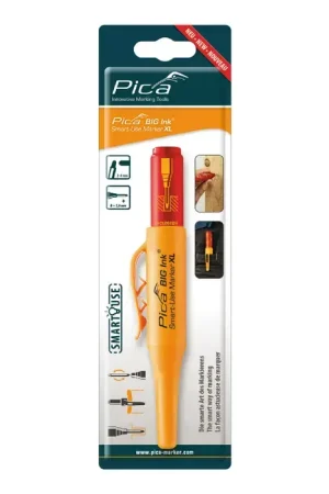 Premium PICA 170/40/SB Medium Tip Type, Red Color Ink Marker For Deep Hole