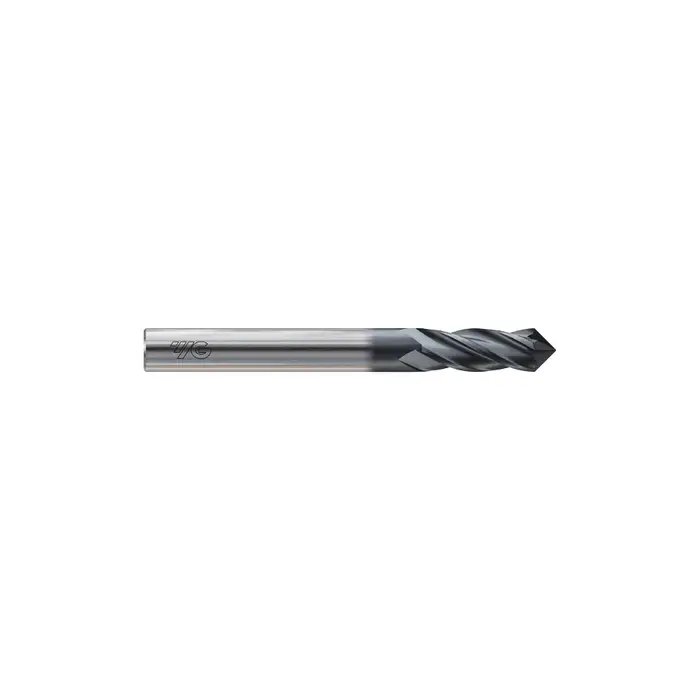 Price Cut YG1 G9I34008N 1/8" Size, 1/2" LOC, 4 Flute, 90° Point Angle, Solid Carbide Drill Mill