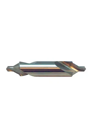 While Supplies Last KEO 906 HSS Bell Type Metric Centerdrill DIN 333-B , Ø2.5mm Pilot, Ø5.3mm Bell, 1mm Body, AlTiN Coated