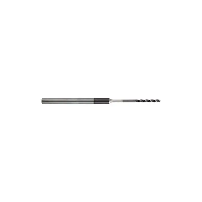 KEO 930 Solid Carbide End Mill, Ø.078 x .500, 1.000 Reach Length, 3 Flute, 12xD Flute Length, Ballnose, AlTiN Coated Last Chance