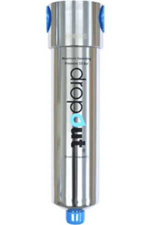 PCL PDO60S 1/4" Stainless Steel Dropout Water Separator with a 90 L/Min (3.2 Cfm) Low Price