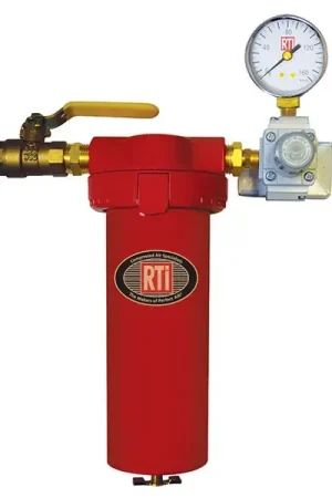 RTI STEALTH 6960B Activated Carbon Filter, 1/2" Inlet, Regulated 1/4" Outlet With Gauge Big Sale