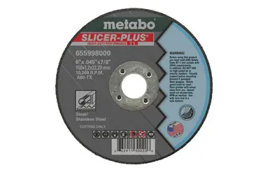 Slicer Plus 4-1/2" X .045" X 7/8" Cutting Disc, Type 1 - No. 655997000 Hot Deal