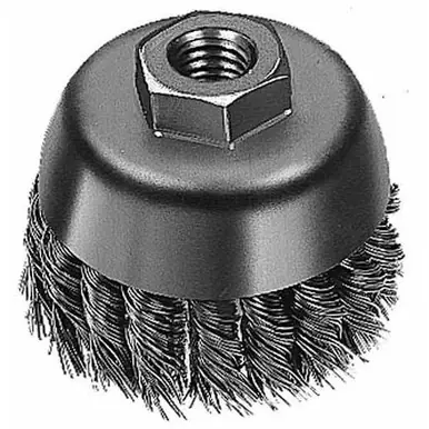 3" Knot Wire Cup Brush, Carbon Steel - No. 48-52-5040 Markdown