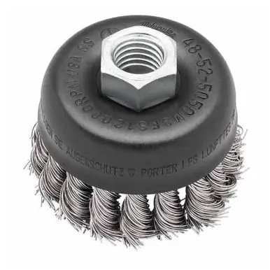 3" Knot Wire Cup Brush, Stainless Steel - No. 48-52-5050 Affordable