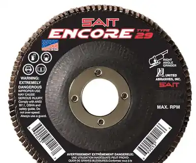 6" x 7/8" Sait Encore Flap Discs, Type 29, 80 Grit - No. 71249 Time-Limited