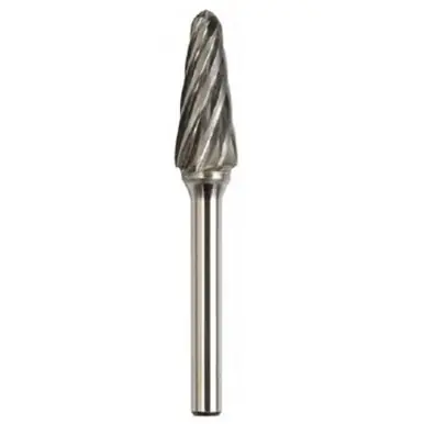 3/8" X 1/4" X 1-1/16" Carbide 14 Deg Included Angle Bur - No. 7LAL124 Express Delivery