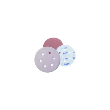 Fast Shipping 5" 80C Grit Hook & Loop Disc 8 Holes, Paper 50/BX Saitech - No. 36560