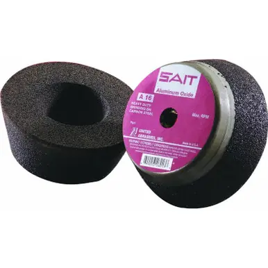 Hot Picks 6" Grinding Cup Stone 5/8"-11 NC Bore Type 11 Sait A16 - No. 26020